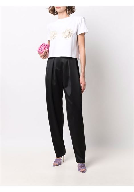Black high-waisted oversize tapered trousers Magda Butrym - women MAGDA BUTRYM | 105820BLK